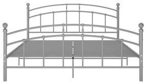 Giroletto grigio in metallo 200x200 cm