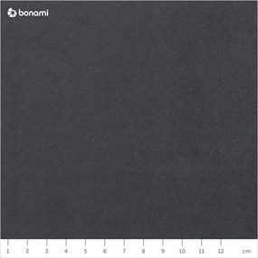 Divano in velluto grigio 237 cm Eden - Scandic