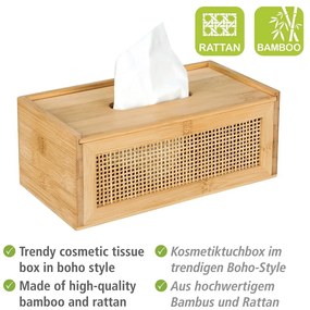 Scatola per fazzoletti in rattan-bambù Allegre - Wenko