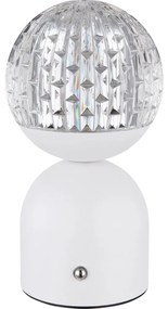 Globo 21007W - Lampada da tavolo LED dimmerabile con funzione Touch JULSY LED/2,5W/3,7V bianco