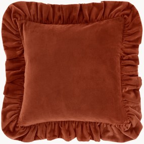 Copricuscino in cotone Frille