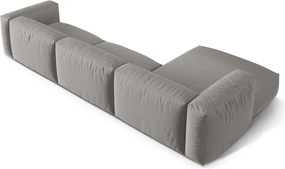 Divano angolare modulare grigio chiaro (angolo sinistro) Martina - Micadoni Home