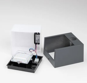 Brilagi-LED Lampada da parete esterna con sensore TERNI LED/12W/230V antr. IP44