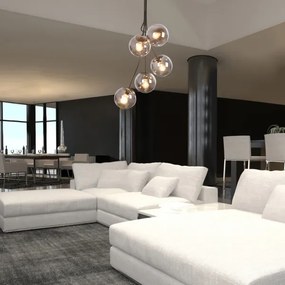 Rabalux 3508 - Lampadario su palo GLORY 5xE14/40W/230V