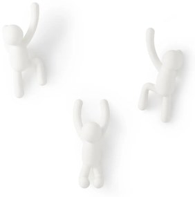 Ganci in plastica da parete in set da 3 Buddy - Umbra