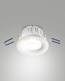 Febe faretto incasso 10w 3000k 950lm bianco on/off ip65