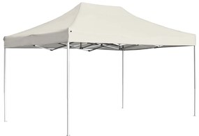 Gazebo Professionale Pieghevole İn Alluminio 4,5x3 M Crema /