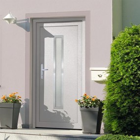 Porta Ingresso Bianca 108x208 Cm İn Pvc /