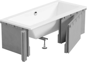 Mexen X-ST incasso in polistirolo per vasca rettangolare 120-150 x 70-90 cm, bianco - 55020-00