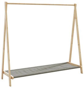 Appendiabiti Con Ripiani 106x34x102 Cm İn Bambù /