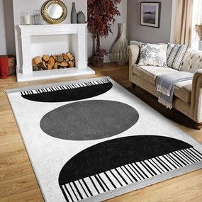 Tappeto bianco-nero 160x230 cm - Mila Home