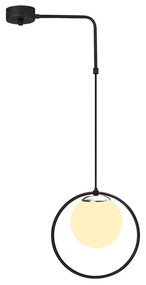 Apparecchio a sospensione in metallo nero Opviq luci Elpidas - Opviq lights