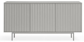 Cassettiera bassa grigia 159x80 cm Sierra - Teulat