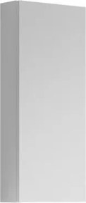 Pensile bagno Pixel Plain laccato opaco bianco, 1 anta apertura da sinistra P 17 x L 30 x H 80 cm