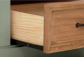 Mobile TV verde chiaro in legno di pino 160x50 cm Selma - Støraa