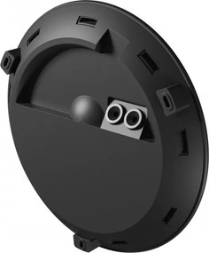 Plafoniera rotonda per esterni E27 IP65 Ø30 cm - Nera