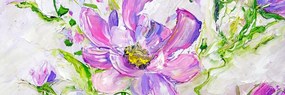 Stampa su tela – Fiori dipinti in versione estiva