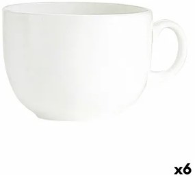 Tazza Luminarc Blanc Grande Bianco Vetro (720 ml) (6 Unità)