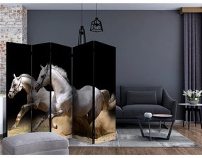 Paravento  Galloping horses on the sand II [Room Dividers]  Colore ---, Dimensioni e Misure 225x172