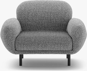 Poltrona Poppy in tessuto chenille – 72x90x82 cm