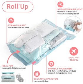 Sacchetti per il vuoto in set da 4 pezzi Roll Up S - Compactor