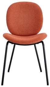 Sedie da pranzo in set di 2 pezzi in color mattone Cori - Marckeric