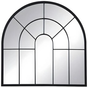 Specchio finestra in Metallo H. 80 x L. 80 cm Nero - LOYA