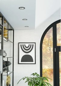 Eglo 902298 - Lampada da soffitto LED RGBW dimmerabile per bagno YEBRA-Z LED/4,8W/230V IP44 nera