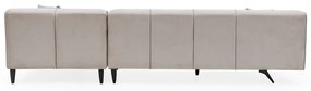 Divano angolare beige chiaro, angolo destro Jivago - Artie