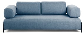 Kave Home - Divano Compo 3 posti blu 232 cm