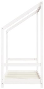 Giroletto per bambini bianco 2x(70x140)cm legno massello pino