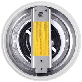 Faretto per Piscina da Parete 18W B. Naturale IP68 ø230mm Senza Incasso - Esterno Colore Bianco Naturale 4.000-4.500K