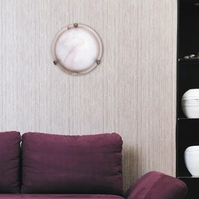 Rabalux 3253 - Plafoniera ALABASTRO 1xE27/60W/230V vetro alabastrino