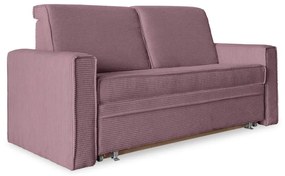 Divano letto rosa 168 cm Lucky Lucy - Miuform