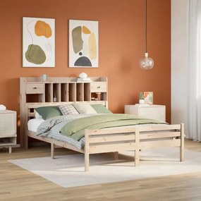 Letto libreria senza materasso 150x200 cm in legno di pino