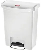 Rubbermaid Contenitore a Pedale Slim Jim 30 L Bianco 445374