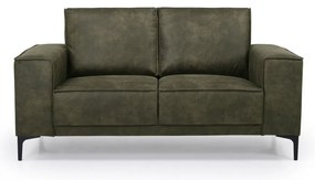 Divano in similpelle verde 164 cm Copenhagen - Scandic