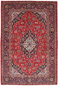 Kashan Tappeto 210x140 (Iran) Annodato A Mano