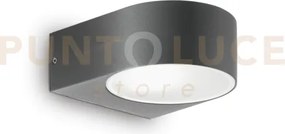 Iko applique da esterno ip54  1 luce attacco e27 antracite