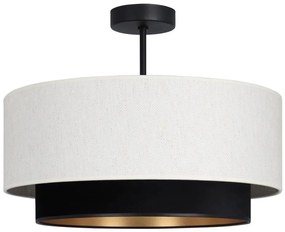 Plafoniera NATIA 1xE27/60W/230V bianco/nero