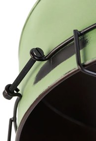 Plafoniera industriale verde 35 cm - Barril