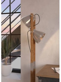 Eglo 43954 - Lampada con piedistallo CAWTON 2xE27/40W/230V