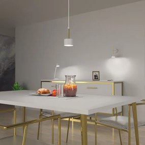 Lampadario su corda ARENA 1xGX53/11W/230V bianco/oro