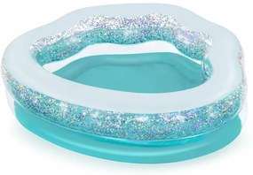 Piscina gonfiabile conchiglia 2 anelli con glitter BestWay 52489