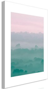 Quadro Foggy Dawn (1 Part) Vertical  Colore Bianco, Dimensioni e Misure 60x90