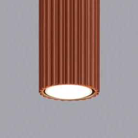 Sollux SL.1629 - Faretto KARBON 1xGU10/10W/230V 60 cm rosso