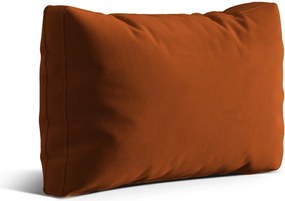 Cuscino per divano color terracotta con rivestimento in velluto Kemi – Cosmopolitan Design