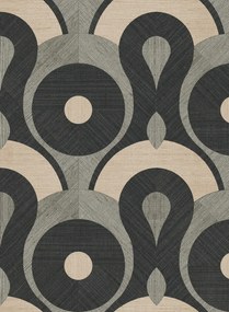 Moooi for Arte Carta da parati Queen Cobra - Smoke