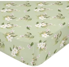 Lenzuolo con angoli HappyFriday Verde Multicolore 90 x 200 x 32 cm Fiori