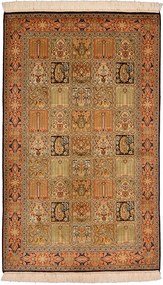 Cashmere Silk Tappeto orientale 80x130 Beige (Indian) Annodato A Mano
